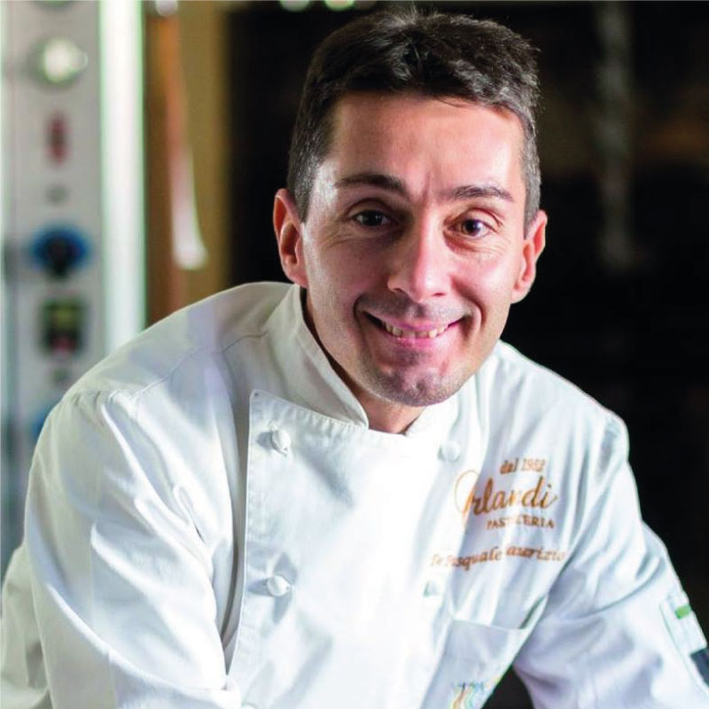 Maurizio De Pasquale in veste di chef e docente di pasticceria